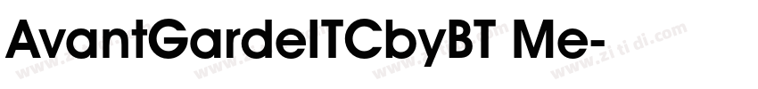 AvantGardeITCbyBT Me字体转换